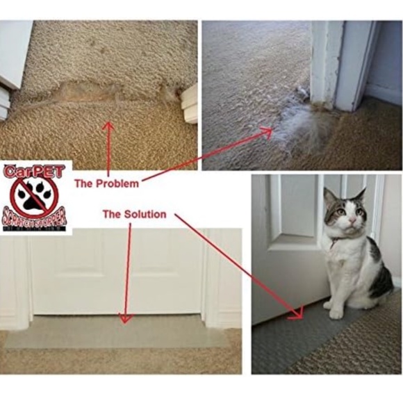 KittySmart Carpet Scratch Stopper - Stop Cats from Scratching Carpet at Doorway - Picture 7 of 8